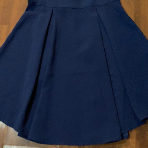 H&M Navy fit and flare dress - Picture 3 of 4